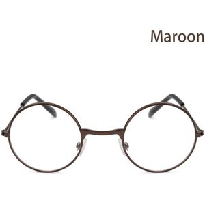 Transparante Eyewear Glas Ronde Metalen Brilmontuur Spektakel Clear Lens Optische Baby Jongens Meisjes Brillen Fotografie Props