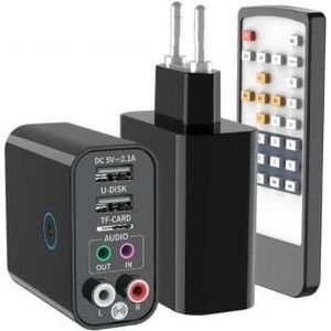 Luxuglow - Bluetooth 5.0 - Muziek Audio Receiver Adapter - 3.5 mm