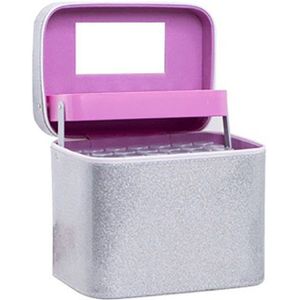 126 Flessen Pu Leer Diamant Schilderen Accessoires Handtas Bead Opslag Borduren Multifunctionele Organizer Carry Case Box