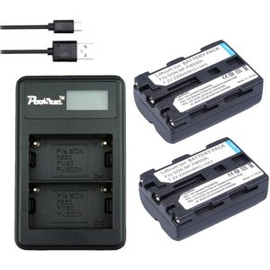 NP FM500H batterij voor Sony np fm500h lader + LCD NP-FM500H batterijen oplader voor Sony A200 A200K A200W A300 A350 a450 camera