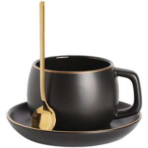 Nordic Stijl Koffiekopje Keramische Europese Stijl Melk Thee Kop En Schotel Set Eenvoudige Engels Afternoon Tea Cup LB72314 Eenhoorn mok