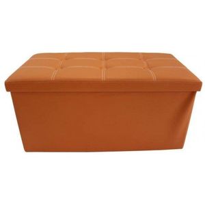 Poef Opbergdoos Zitzak Poef 6 Kleuren Faux Leather 38x76x38