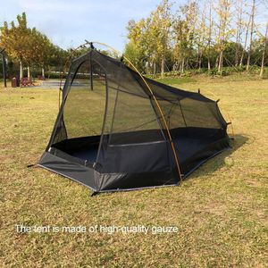 Muggen Netto Tent Vol Gaas Outdoor Anti-Mosquito Tent Ultra-Lichtgewicht Aluminium Staaf Bergbeklimmen Camping Benodigdheden