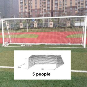 24X8 Ft (7.3X2.4M) voetbal Doel Netto 5-7-11 Mensen Full Size Bulk Elater Fiber Noodzaak Sport Match Training
