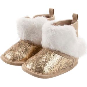 Kinderen Jongens Meisjes Snowboots Schoenen Winter Warm Sequin Bont Spier Zool Kind Snowboots Schoenen Voor Baby Meisjes jongens Laarzen