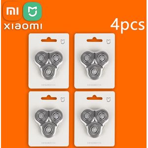 Originele Xiaomi Mijia Scheerapparaat Hoofd Voor S500 S300 S500C Originele Xiaomi Scheerapparaat S500 Blades S300 Razor Blade Head Mi 100%