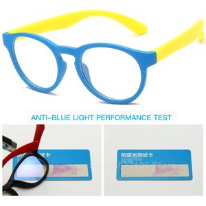 Anti Blauw Licht Kids Bril Optische Frame Kinderen Jongen Meisjes Computer Transparante Blokkeren Anti Reflecterende Brillen Uv