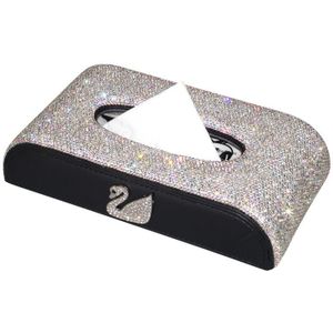 Luxe Lederen Diamant Schilderij Tissue Box Servet Houder Auto Pompen Doos Keuken Weefsels Dispenser Woondecoratie