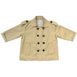 Baby Boys Jackets Kids Coats Toddler Girls Windbreaker Boy Trench Coat Cotton Infant Tops Girl Outerwear Children Clothes