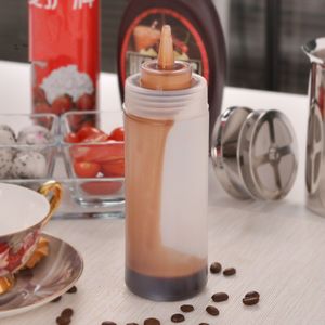 8Oz Plastic Squeeze Squirt Kruiderij Olie Flessen Honing Dispenser Met Nozzles Ketchup Sauzen Flessen Keuken Accessoires