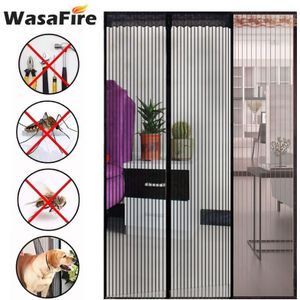 Magnetische Klittenband Klamboe Anti Mosquito Insect Fly Bug Gordijn Zomer Screen Deur Handsfree Automatische Sluiting Mesh Screen