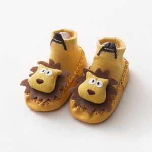 Cartoon Baby Sokken Anti Slip Lente Zomer Kids Baby Korte Sokken Zachte Ademende Baby Meisje Jongen Vloer Sokken Met Rubberen zolen