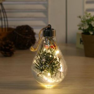 Led Transparante Kerst Ornament Kerstboom Decoratie Hanger Lamp Bal Kerst Verlichting Decoratie Xmas Led Lamp