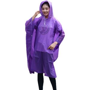 1Pc Regenjas Motor Elektrische Scooter Eva Non-Wegwerp Regen Kleding Vrouwen Mannen Lichtgewicht Regen Cape Huishoudelijke Regenkleding