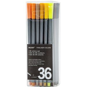 100 Kleur 0.4Mm Gekleurde Haak Lijn Pen Gel Pen Tekening Kleur Comic Pen Art Markers Volwassen Kleurboeken Journals tekening Doodling