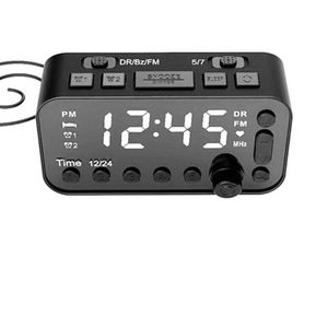 Digitale Wekker Dab & Fm Wekker Radio, dual Usb-poort Opladen Lcd Display Backlight Volume En 3 Niveau Helderheid