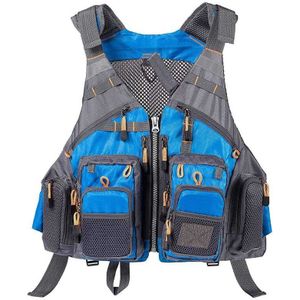 Vliegvissen Mesh Vest Jacket Life Vest Verstelbare Riem Mannen En Vrouwen Voor Fly Bass Vissen En Outdoor Activiteiten