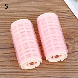 2 Stks/partij Haar Rollen Bang Roll Curler Haar Krultang Plastic Zelfklevende Haar Curling Kappers Gereedschap Meisje Schoonheid Styling tool
