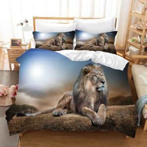 Volwassen Dekbedovertrek Bed Cover 4 Delige Set Beddengoed Kat Bont 3D Gedrukt Animal King Size Enkel Dubbel Beddengoed platte