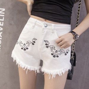 Zomer Lente Herfst Vrouwen Euro Stijl Hoge Taille Denim Shorts Casual Print Basic Jeans Shorts YM823