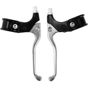 Lichtgewicht Aluminium Fiets Remhendels 3-Vinger Rem Handgrepen Voor Mountainbike Fietsen Mtb Racefiets Bmx V-rem Accessoires