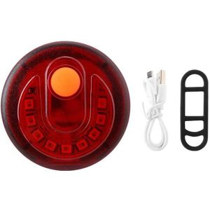 Waterdichte Fiets Led Achterlicht Veiligheidswaarschuwing Licht Remlicht Usb Snel Opladen