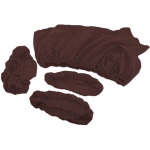 3 Pcs Wasbare Massage Tafel Sheet Cover Set-Inclusief Platte En Hoeslakens Met Gezicht Cradle Cover &amp; Hand pad Cover - 185 Cm