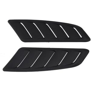 Universele Kap Lamellen Panelen Air Flow Vent Cover Auto Dak Decoratieve Intake Hood Scoop 2Pcs EP-TFTY110