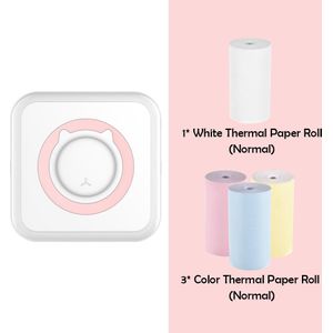 C15 Pocket Thermische Printer Draagbare Mini Draadloze Bt Connect 200Dpi Foto Label Memo Verkeerde Vraag Afdrukken