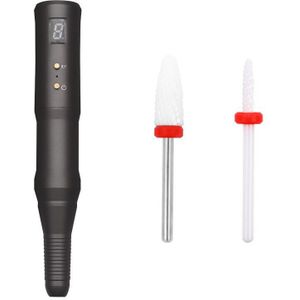Elektrische Nail Boor Set, Oplaadbare Usb Nail Boor Draagbare Manicure Machine Elektrische Nagelvijl Pen Bits Cutter