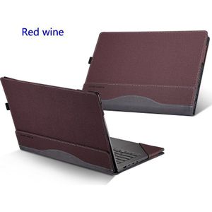 Laptop Case Voor Hp Envy X360 Convertible 15-ed Serie 15.6 Inch Split Draagbare Pu Lederen Beschermhoes Laptop Sleeve
