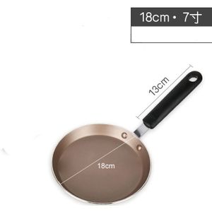 Kookgerei Nonstick Fry Pan Gebakken Cake Roll Egg Pannenkoeken Voor Gas Inductie Gebruiksvoorwerp Crêpe Maker Platte Pan Ontbijt Bakken Pannen