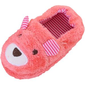 Cartoon Baby Slippers Peuter Baby Warme Schoenen Jongens Meisjes Zachte Zolen Slippers Kids Bont Slides Pantufa Infantil Kids Slippers