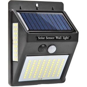 Solar Light 118 Led Pir Motion Sensor Lamp Outdoor IP65 Waterdichte Solar Tuinverlichting Emergency Beveiliging Licht Zonne Wandlamp