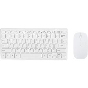 Mini Draadloze Toetsenbord Muis Set Toetsenbord Met Multimedia Functie Toetsen 1000 Dpi Muis Voor Computer Telefoon