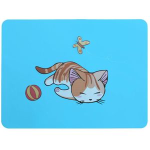 Cartoon kinderen Siliconen Placemat Hittebestendige Plaat Mat Kinderen Coaster Baby Tafel Mat antislip Isolatie Pad
