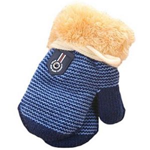 Winter Baby Jongens Meisjes Gebreide Handschoenen Warm Touw Volledige Vinger Wanten Handschoenen Voor Kinderen Peuter Kids