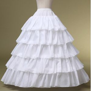 Witte Bruiloft Accessoires Baljurk Lagen Tulle Petticoat Crinoline Cancan Rok Taille Verstelbare