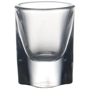 Set Van 6 0.34 Ounce Vierkante Borrelglaasjes Machine Gemaakt Loodvrij Glas Drank Glas Voor Bar Party 10Ml