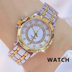 Diamant Vrouwen Luxe Horloge Strass Elegante Dames Horloges Gouden Klok Horloges Voor Vrouwen Relogio Feminino