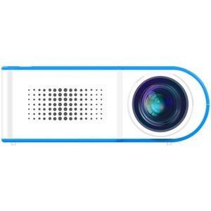 EU Plug LED Mini Draagbare Projector 1080 P HD Projectie Yg210 Huishoudelijke Micro Mini Projector Voor Lesiure Blauw