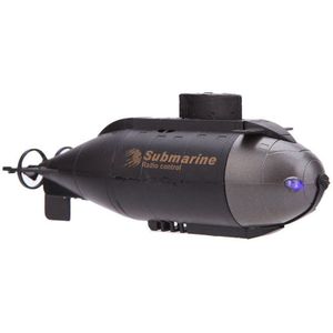 777-216 Mini 2-Rc Racing Submarine Boot R/C Speelgoed Met 40 Mhz Zender Zwart