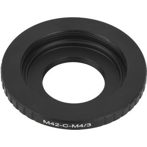 Camera Lens Houder M42-C-M/3 Metalen Handmatige Focus Lens Adapter Ring Voor M42 Schroef C Mount Lens Fit voor M4/3 Camera Macro Ring