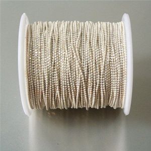 1Roll Shimmer Bal Ketting Op Messing, 100 Yards, Armband Ketting Ketting, Anti-Aanslag, size 1.2 Mm Top