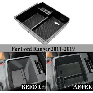 Auto Armsteun Center Console Opbergdoos Lade Case Bin Voor Ford Ranger Houder Lade Auto Organizer Accessoires