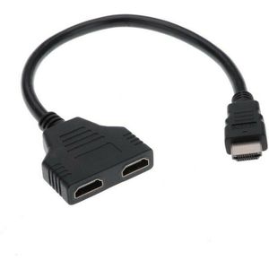 Hdmi Splitter Kabel 1 Male Naar Dual Hdmi 2 Female Y Splitter Adapter 1080P Hdmi Splitter Voor Pc Computer laptop PS4 Hd Led Lcd Tv