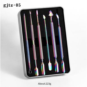 3/4/5/6 Stks/set Manicure Gereedschap Set Nail Schaar Clipper Cuticle Remover Nail Pusher Pedicure Valse nail Tip