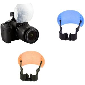 3 Kleur 3 In 1 Pop-Up Flash Diffuser Cover Kit Softbox Voor Canon Pentax