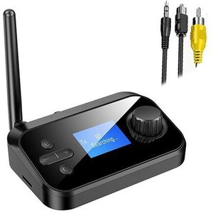 Bluetooth 5.0 Zender Ontvanger Stereo Aux 3.5Mm Jack Handsfree Rca Draadloze Adapter Voor Auto Tv Pc Speaker