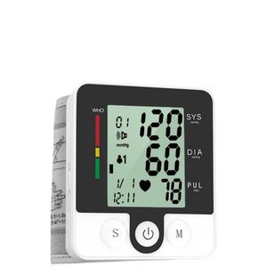 Engels Of Russisch Voice Tonometer Bloeddrukmeter Automatische Digitale Lcd Pols Apparaat Voor Meten Druk